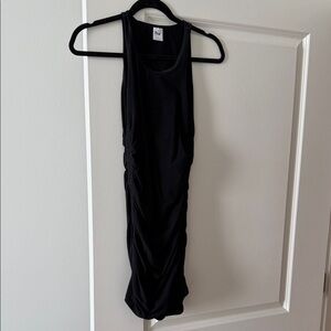 TNA Black Ruched Tank Dress
